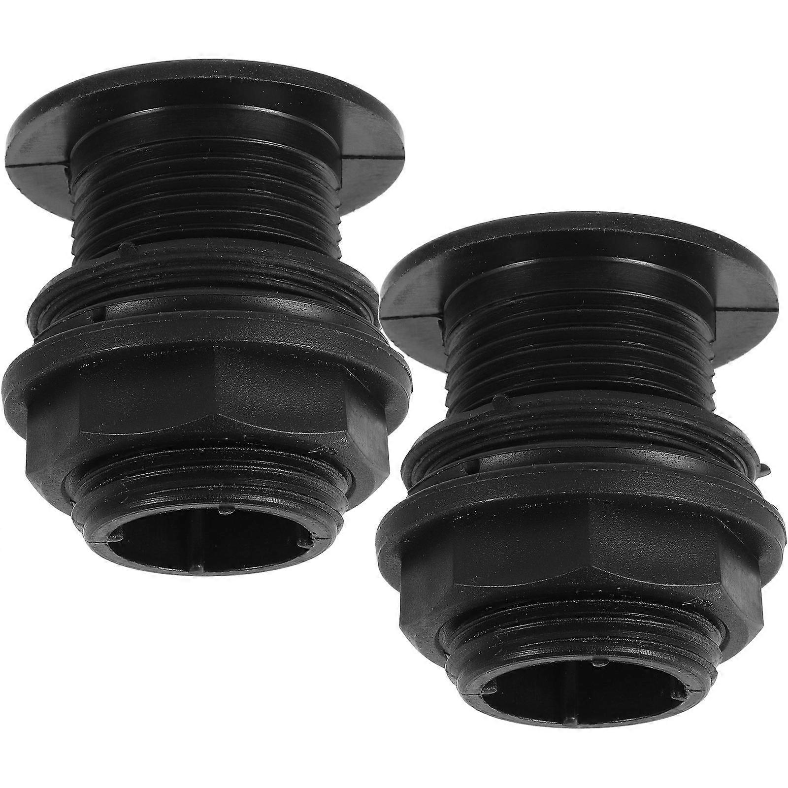 Bulkhead Fitting for Rain Barrel Hose with 2Pcs Installation Set