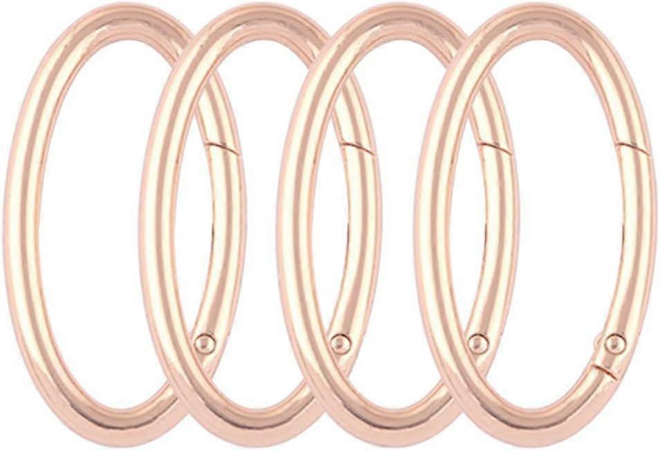 2"(50mm) Metal Oval Spring Ring Gate Oval Push Snap Hook Oval Ring Purse Clasp