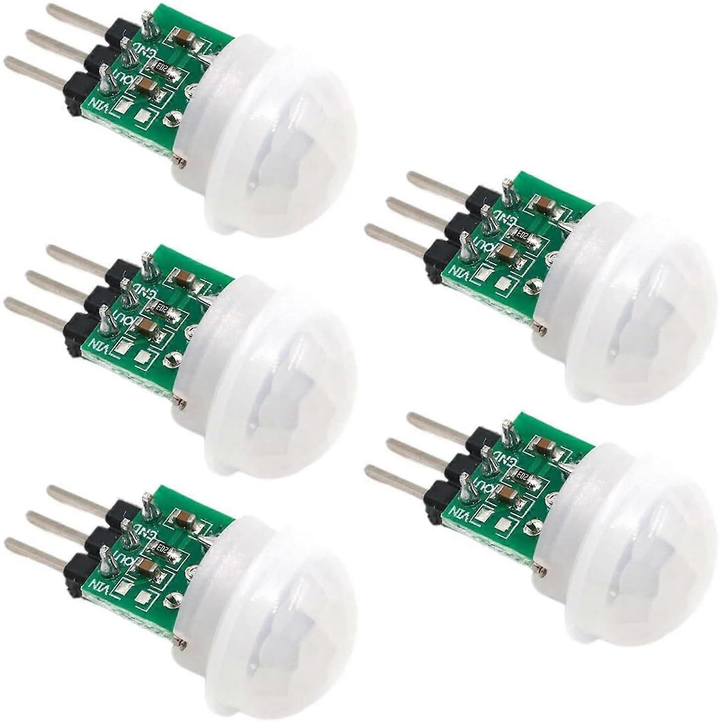 5Pcs AM312 Mini PIR Motion Sensor Module HCSR312 Human Presence Detector for Arduino Projects