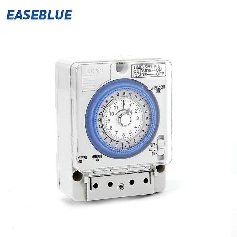 Electrical Mechanical Timer Switch Analog Dial Timers 24hours 7days 15A 20A Din Rail Weekly Programmable Timer Controller