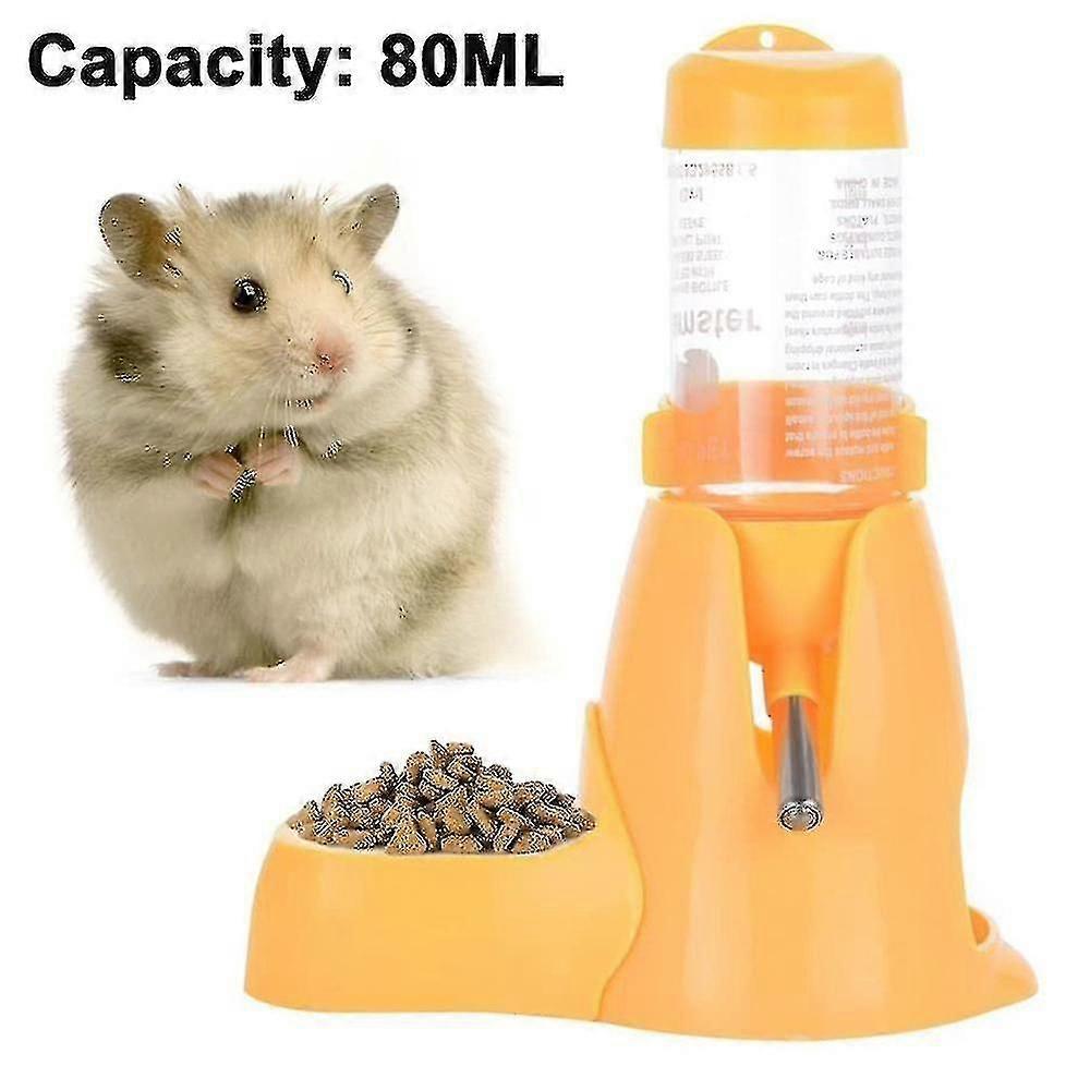 Hamster Water Bottle,pet Automatic Drinking Bottle With Food Container