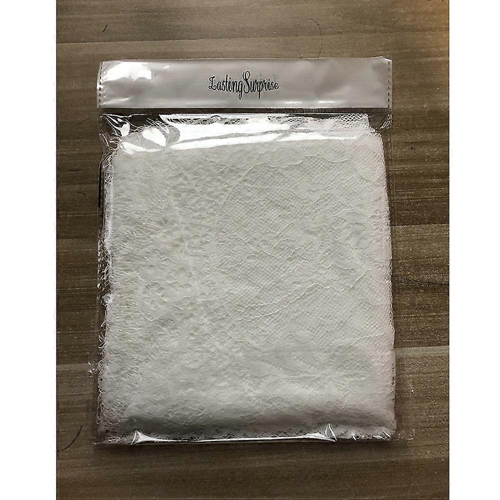 Tablecloth Lace White Crafted Table Decor For Special Events 1Pack