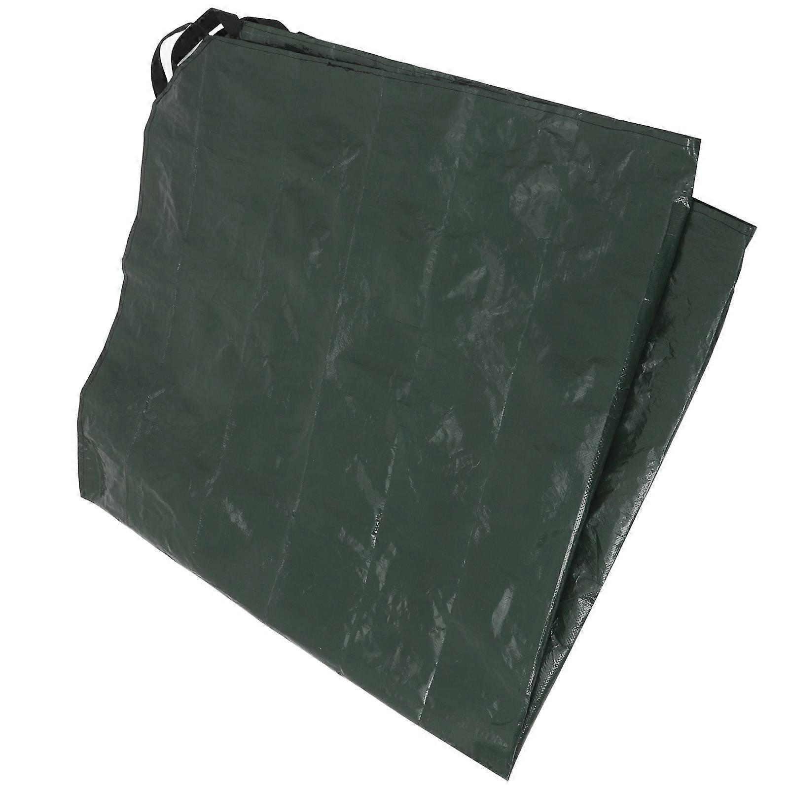 Green Leaf Collection Bag for Garden Cleanup with Handles