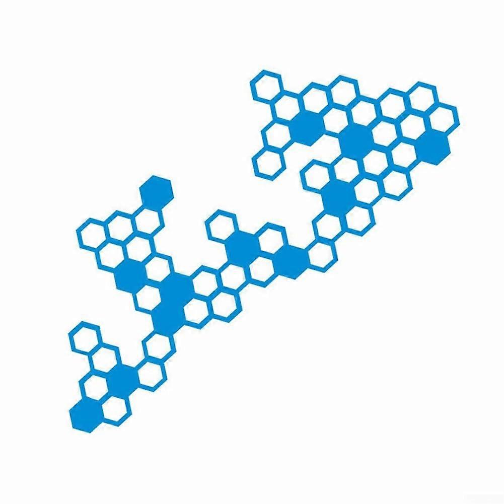 Blue Motorcycle Vinyl Decals Easily Removable FadeResistant Design with Quick Installation