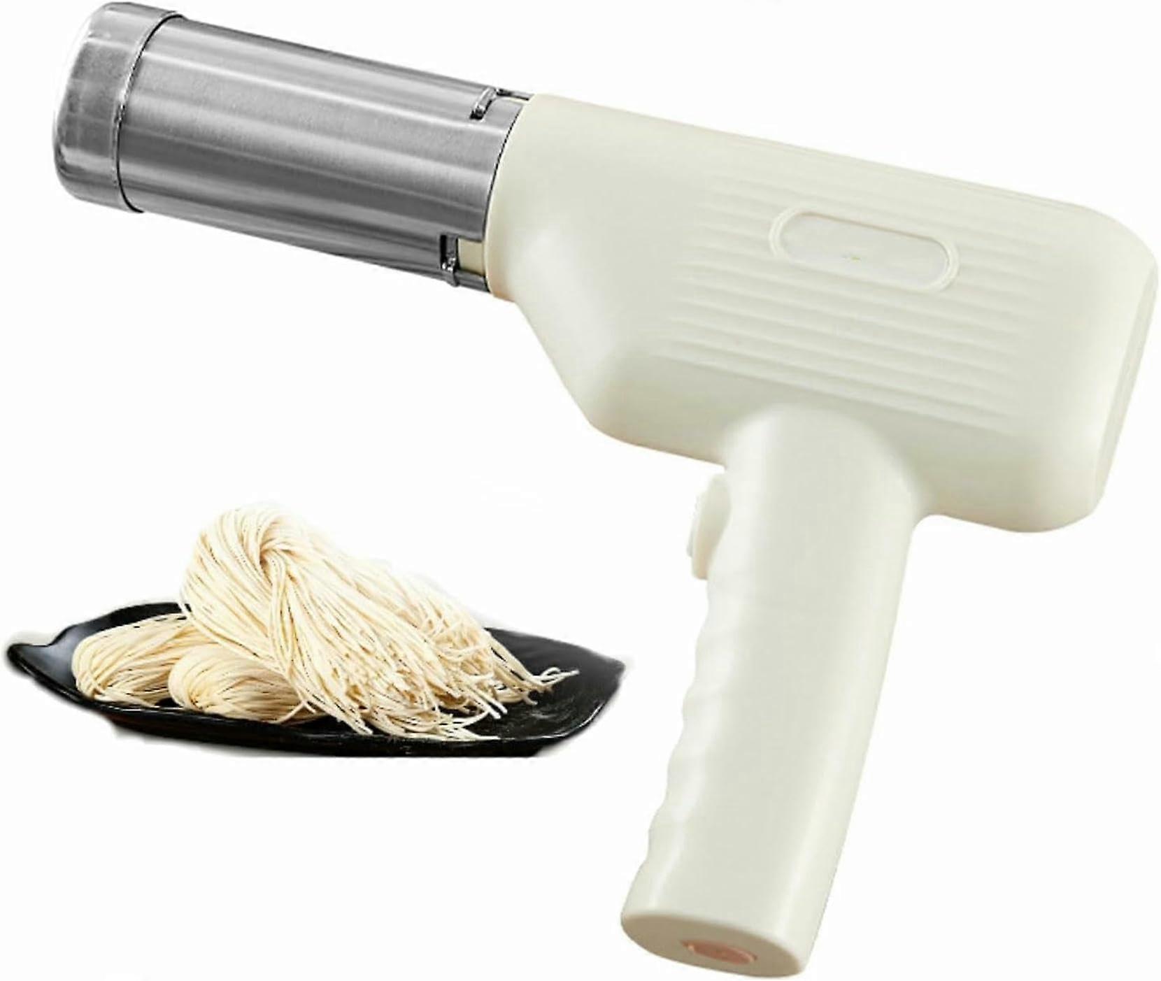 Electric Pasta Maker with 5in1 Molding Trays, Rechargeable Cordless Automatic Noodle Maker
