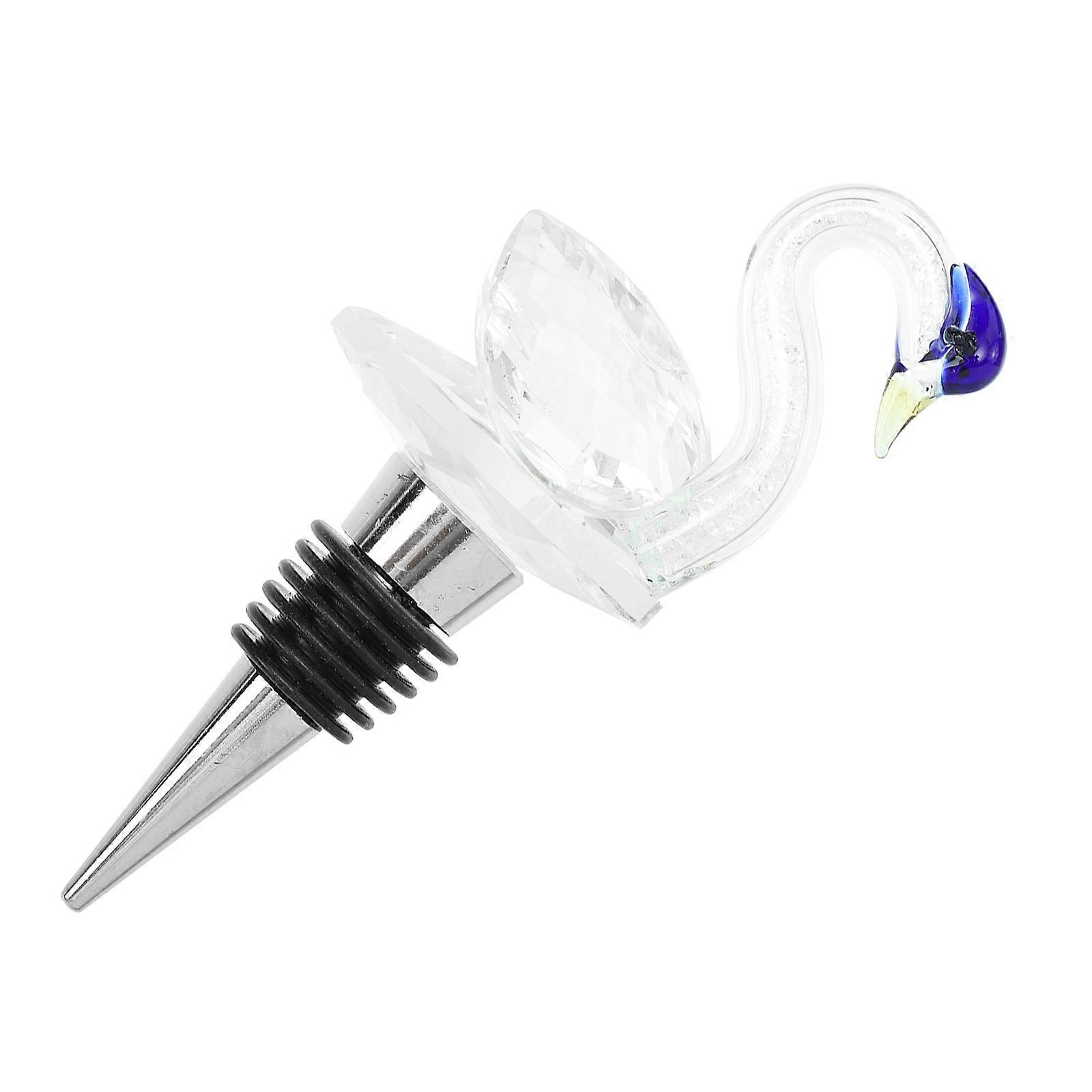 Decorative Swan Shape Airtight Seal Blue 1Pack