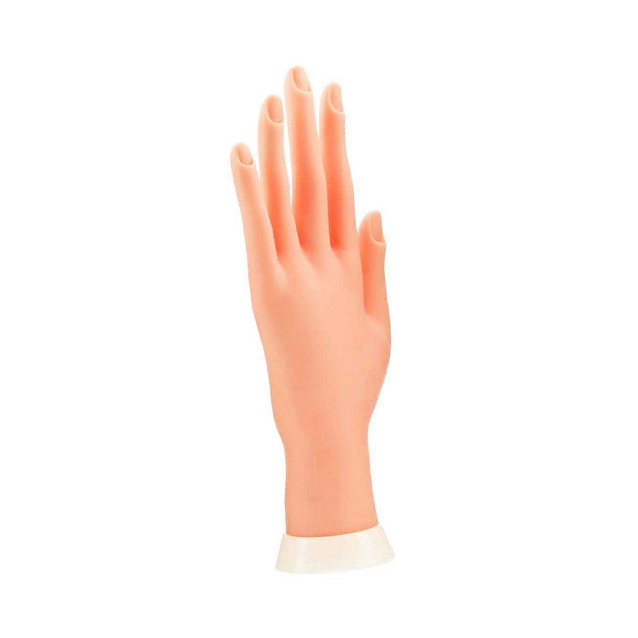 LifeSized Nail Practice Hand with Removable Tips for Beginners and Salon Artists