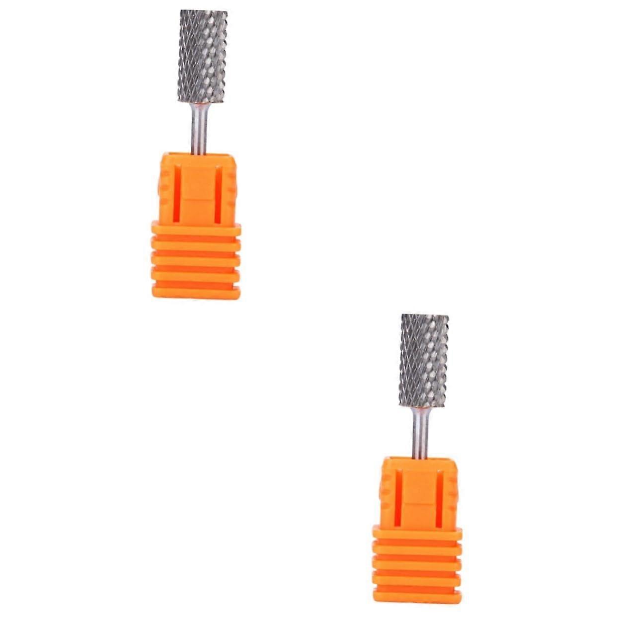 2pcs Professional Nail Drill Bits Set for Acrylic and Gel Nails, Cuticle Removal, RustResistant