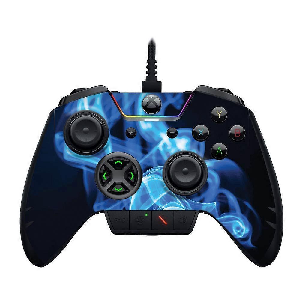 Blue Flames Vinyl Wrap Protective ScratchResistant Custom Decal Skin for Razer Wolverine Ultimate