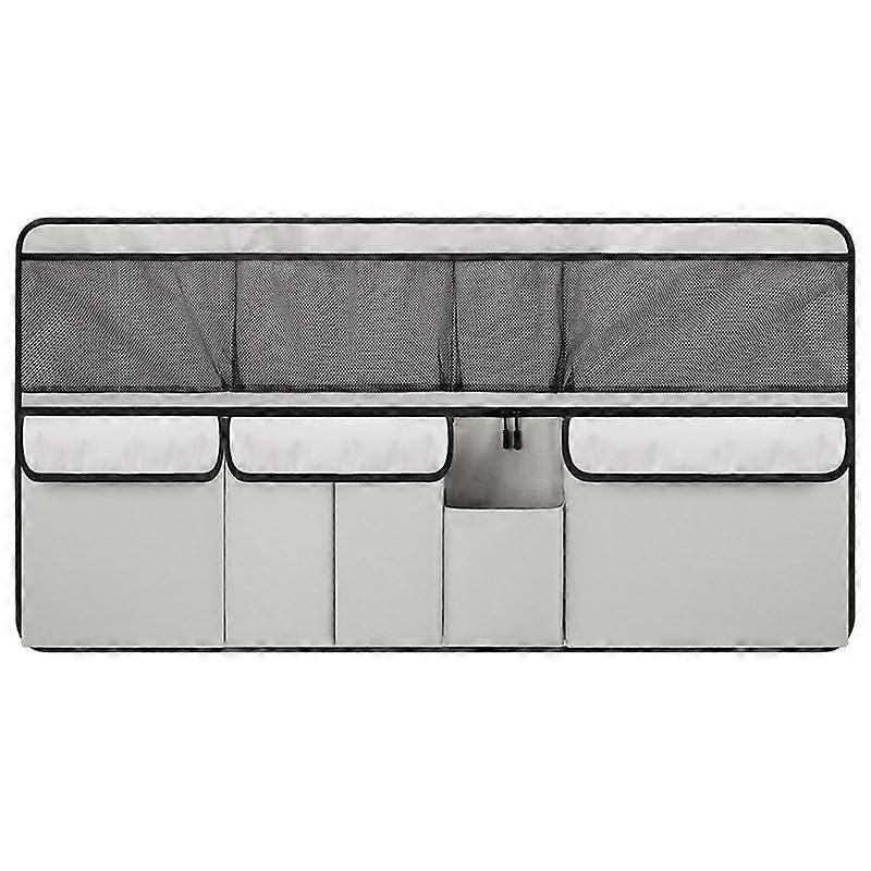 Waterproof Foldable Car Boot Organiser for MINI with Large Capacity and Multiple Compartments, Grey