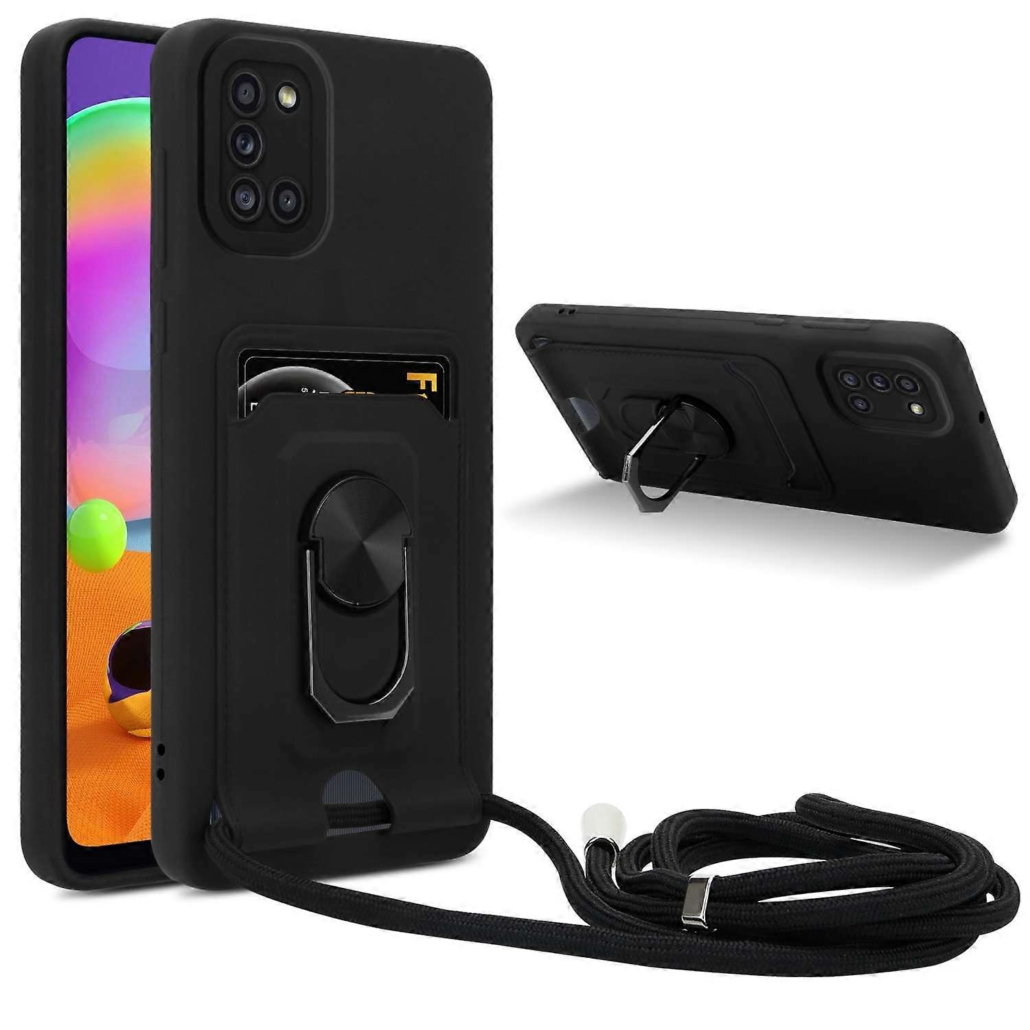 Samsung Galaxy A31 Protective Case with Chain and Stand Function