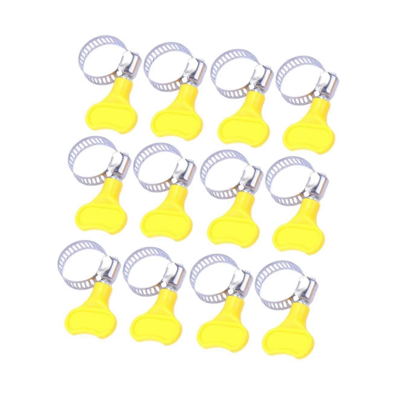 100pcs Heavy Duty Stainless Steel Hose Clamps Rustproof Adjustable Worm Gear Multi Size Set