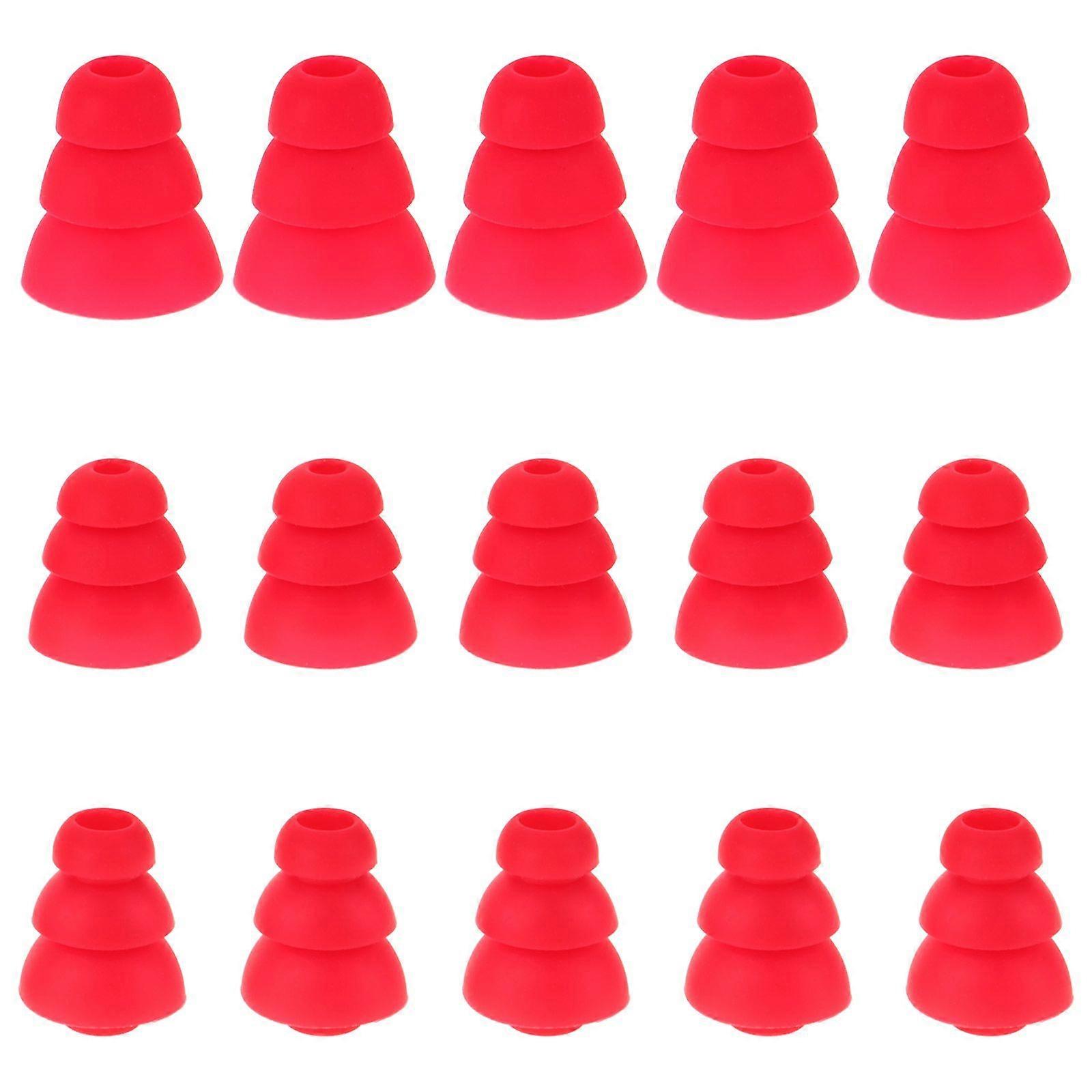 15pcs Earbud Caps Silicone Ear Tips Earphone Tips Replacement Earbud Tips