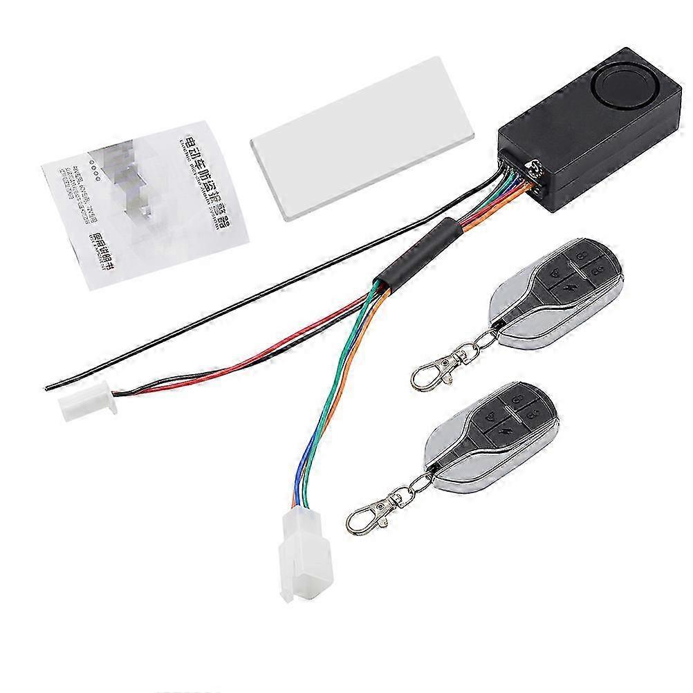 AntiTheft Alarm Systems Electric Car Keyless Entry System Black 7x33x23Cm 1Set