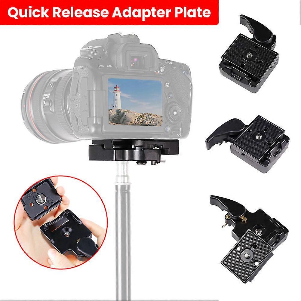 323 Quick Release Plate Clamp Adapter for Manfrotto 200PL-14 Camera Tripod