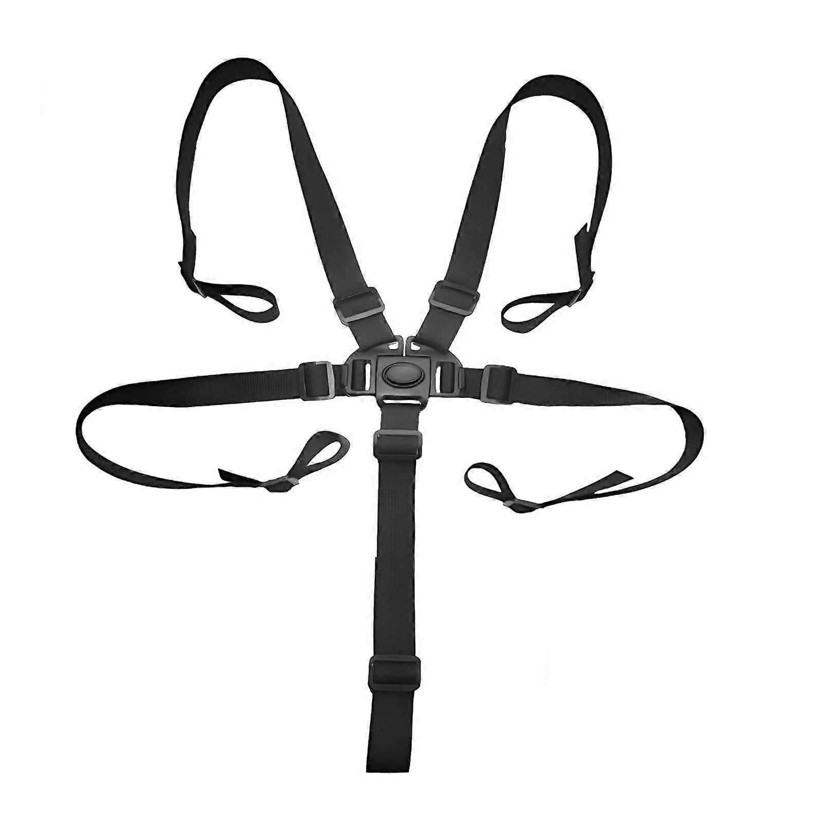 5 Point Safety Harness for Baby  Chairs and Strollers, Adjustable Straps with QuickRelease Buckles