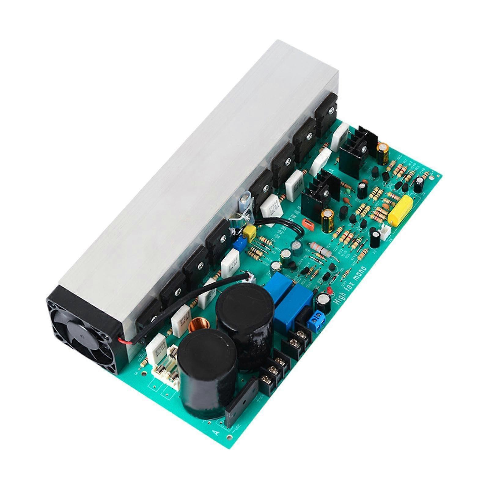 800W Mono Audio Amplifier Board with Adjustable Temperature Control 2SA1943 2SC5200 AC2445V