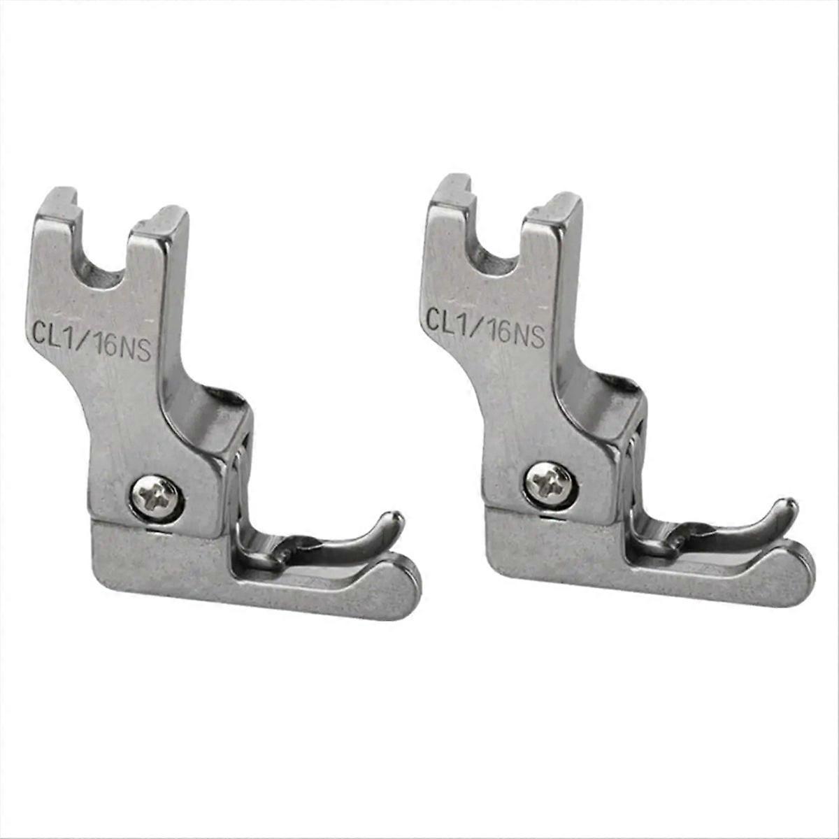 2Pcs Narrow Guide Lockstitch Sewing Machine Feet,CL1 / 16NS(0.2)