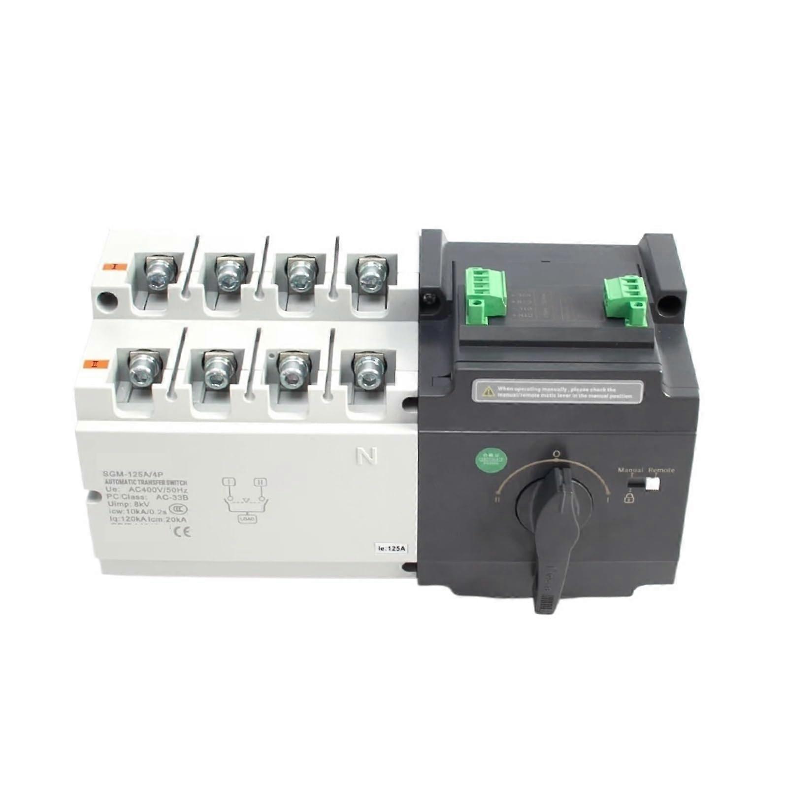 Automatic Transfer Switch 80A Dual Power 4 Pole Generator ATS Controller for Backup Power
