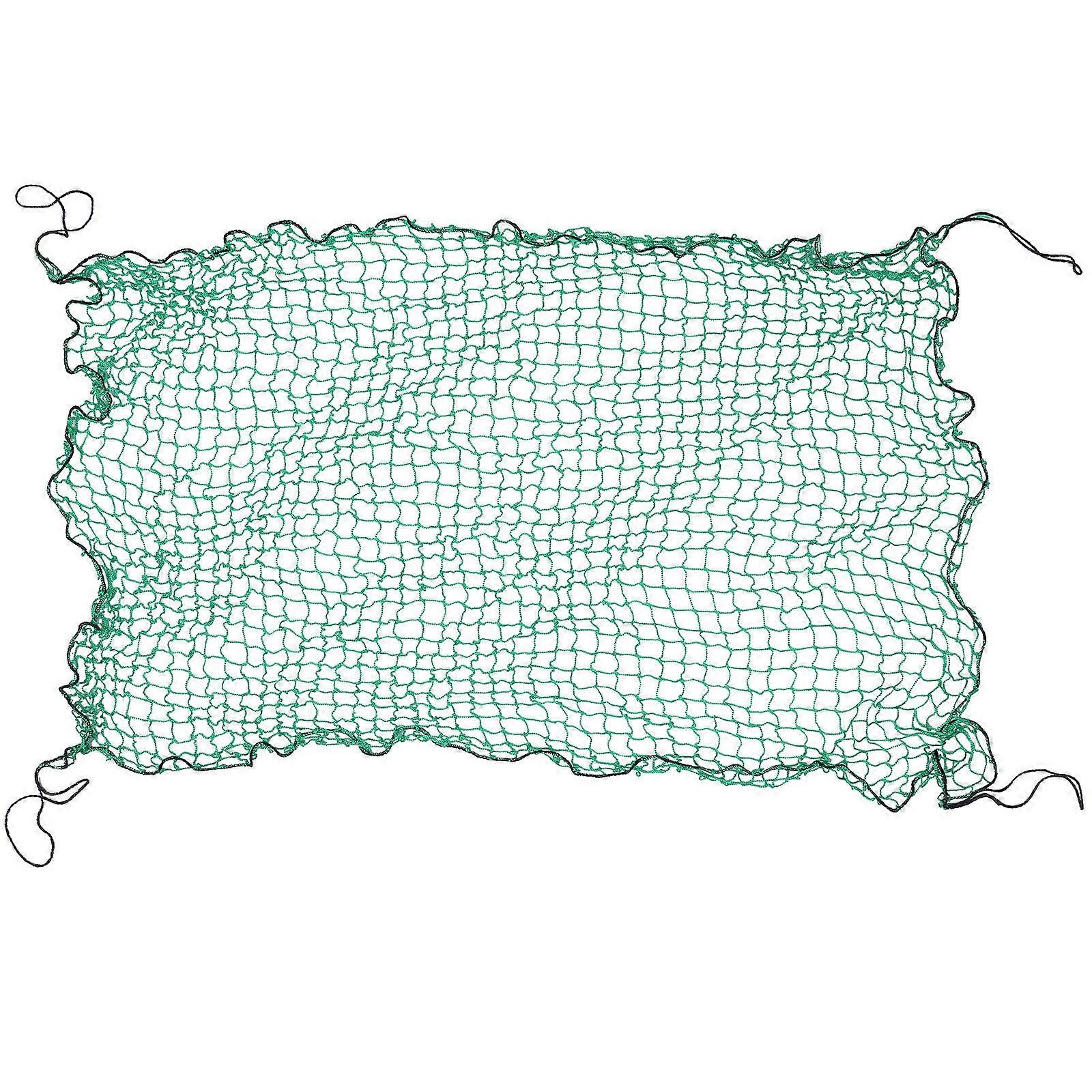Heavy Cargo Net for Trailer Load Fastening 3Pcs Green Mesh Covers