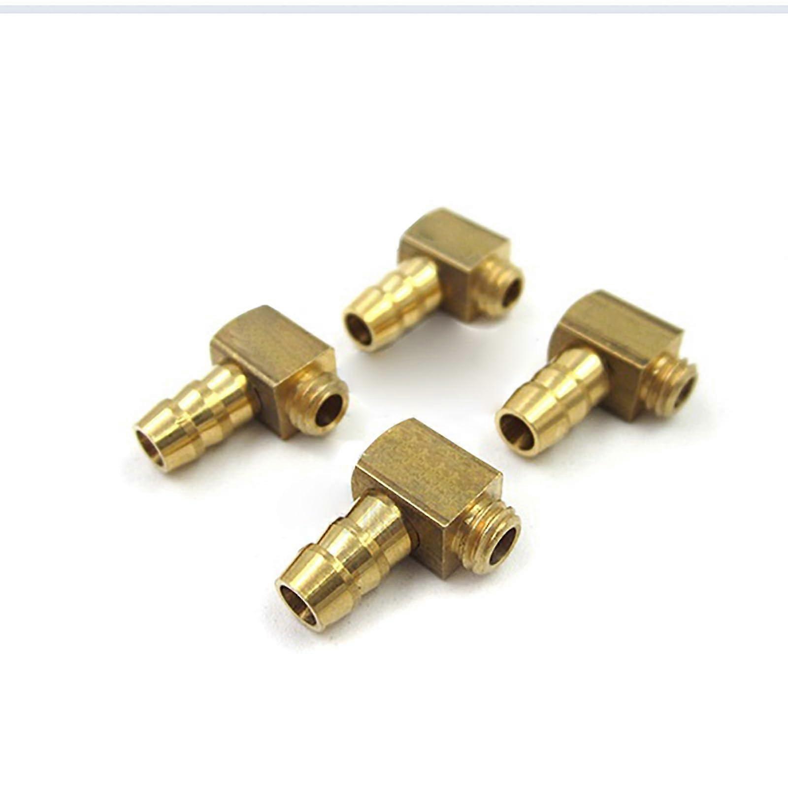 M6 Brass 90 Degree LShaped RC Boat Water Cooling Nozzle for Efficient Engine Cooling