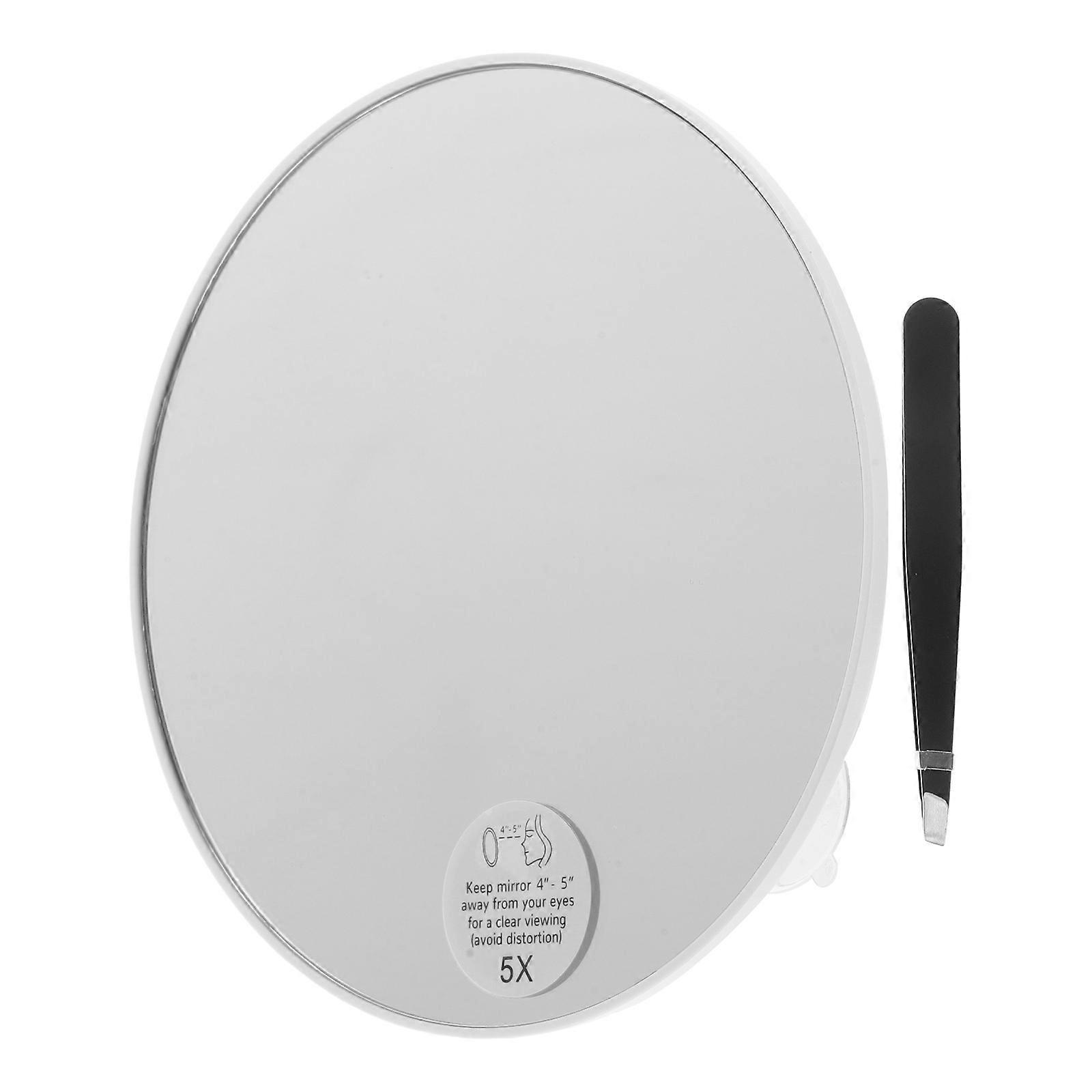 Suction Cup Mirror Magnifying Face Mirror for Bathroom 2Sets Daily Use
