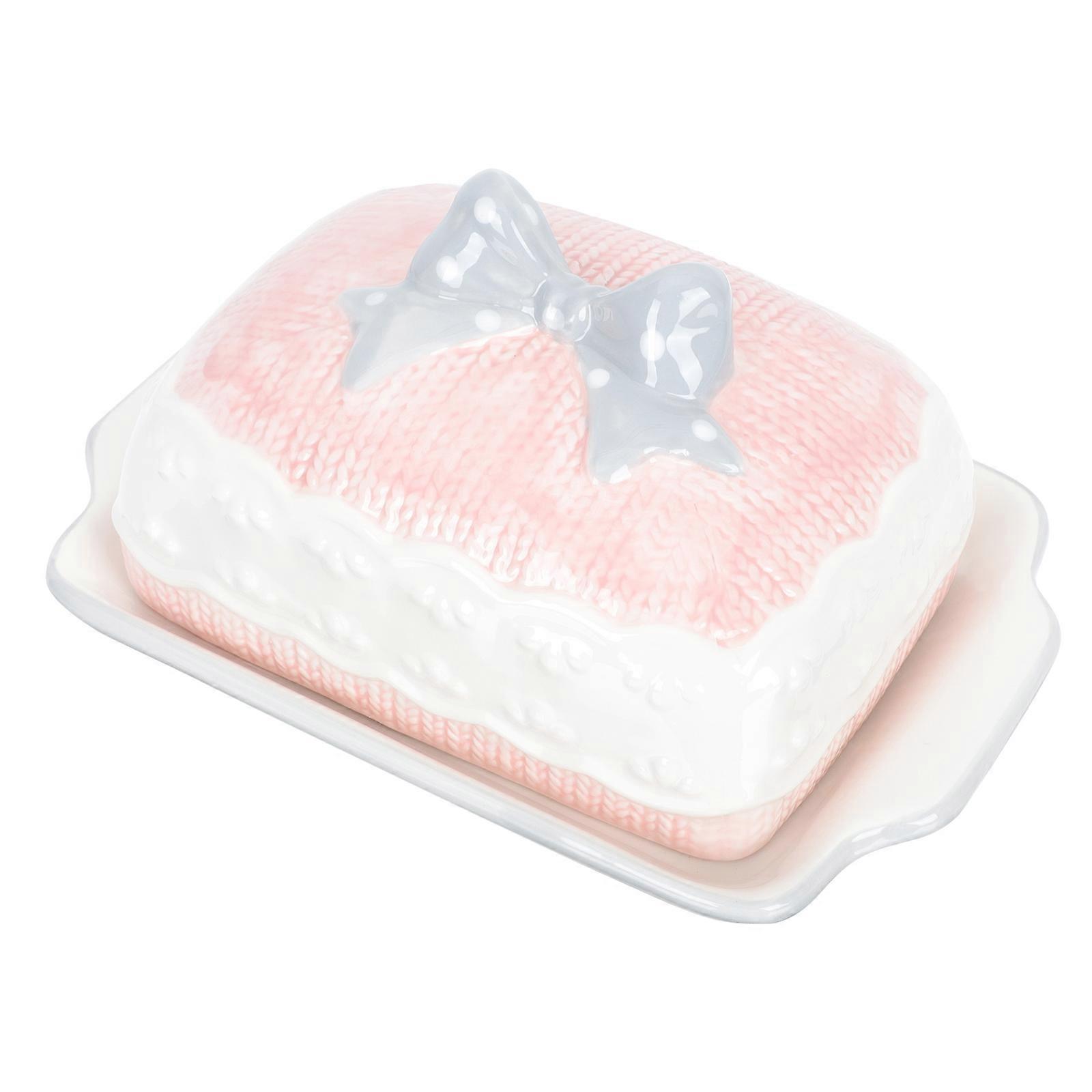 Ceramic Butter Container for Storing Food Service Dish