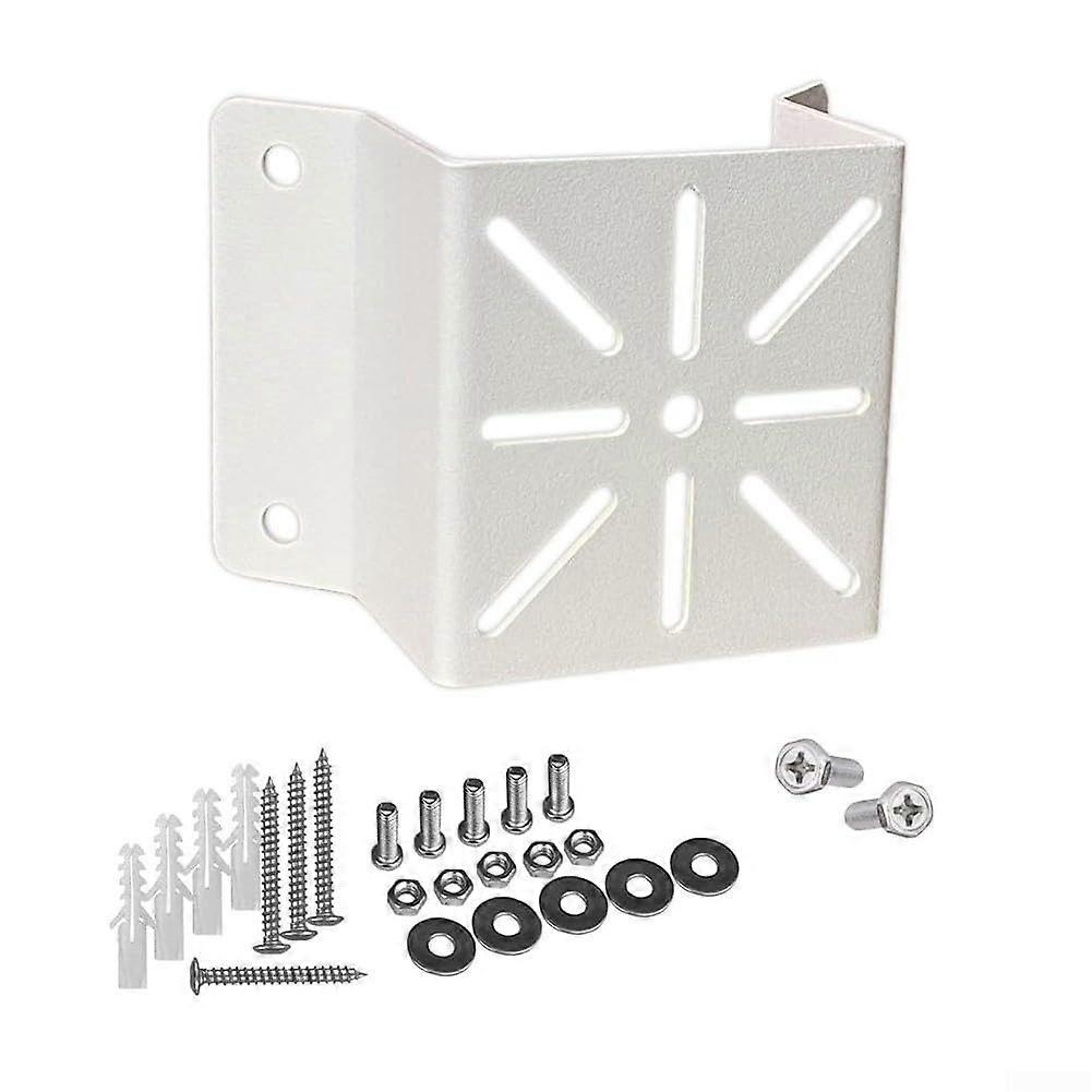Security Camera Wall Mount White Weatherproof Stainless Steel Corner Bracket for Dome CCTV