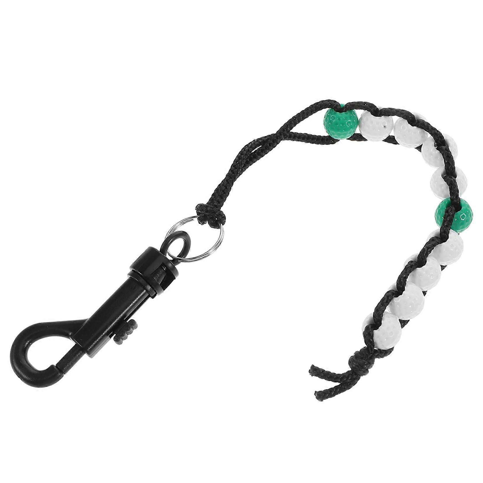 Golf Bead Stroke Counter for Accurate Scoring with Durable String for Training and Games