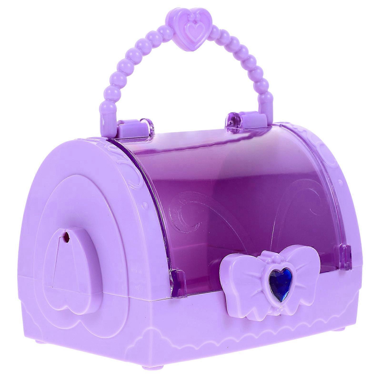 Plastic Pirate Box for Storage Use Toy Storage Box Violet