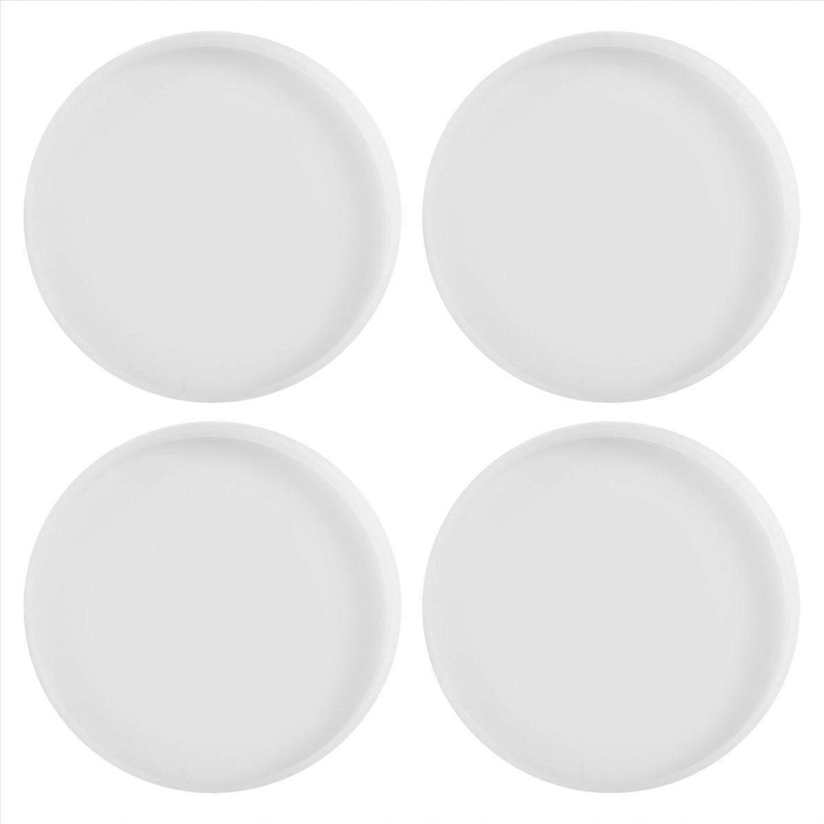 4PCS Round Resin Coaster Mold for Resin Casting,Epoxy Molds