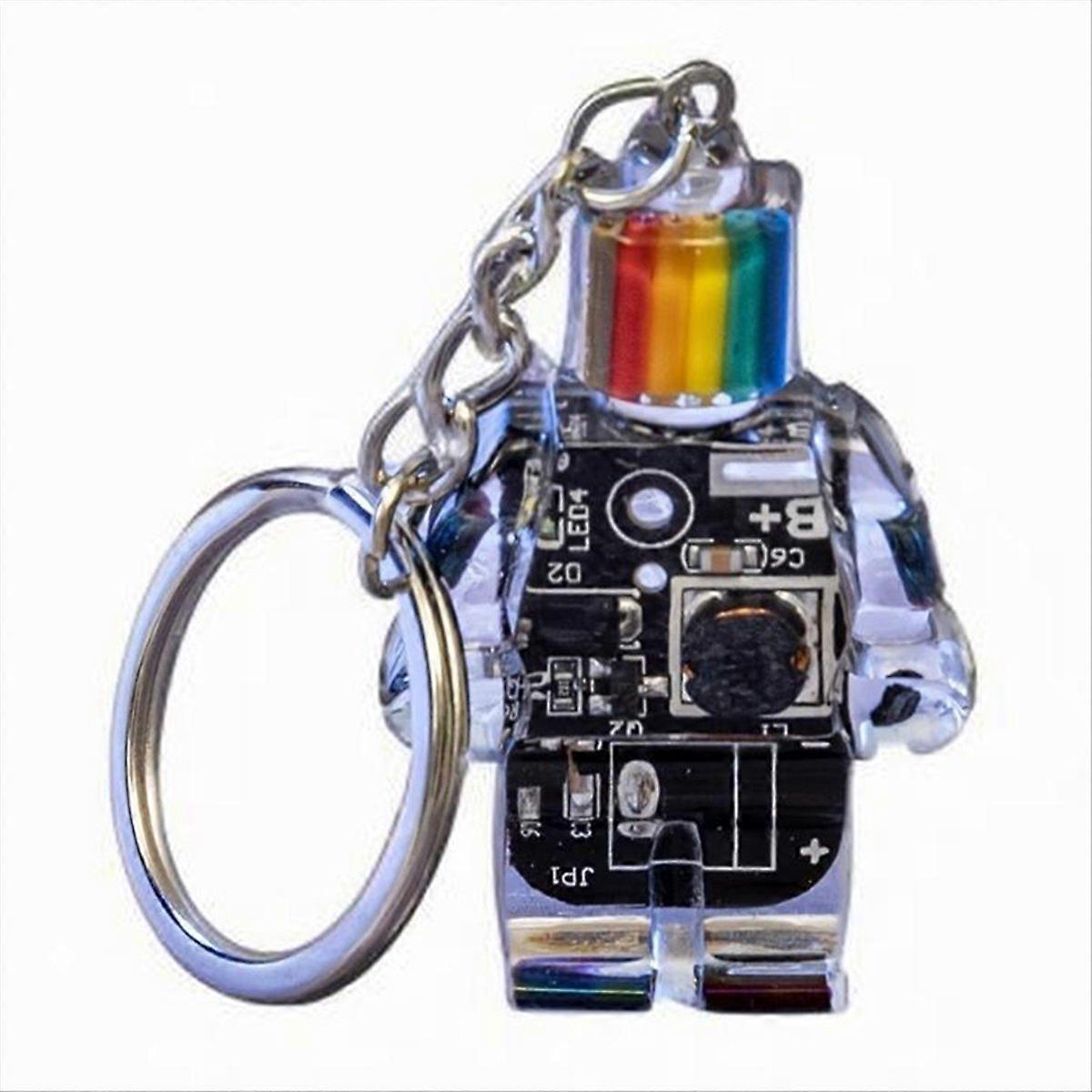 Fast Reach Electronic Robot Keychain Black
