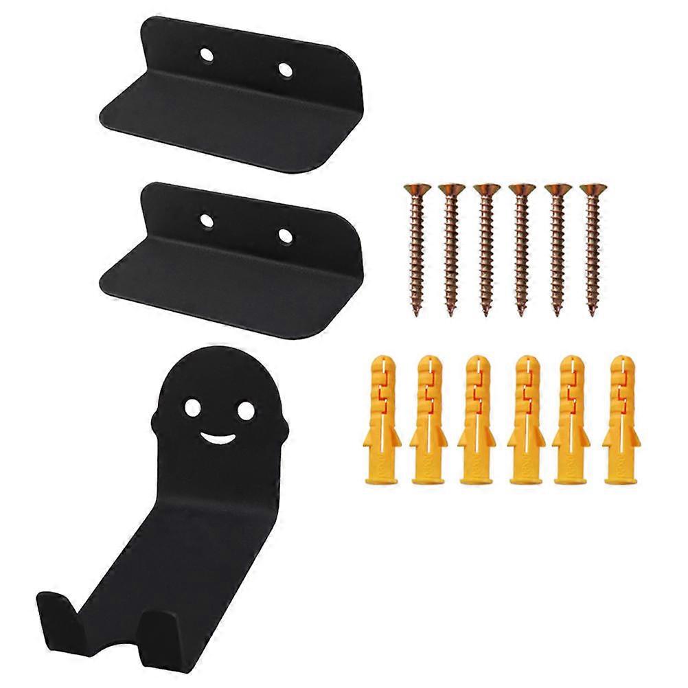 Bike Storage Holder Triangle Structure Bike Hook for 2Sets Durable Metal