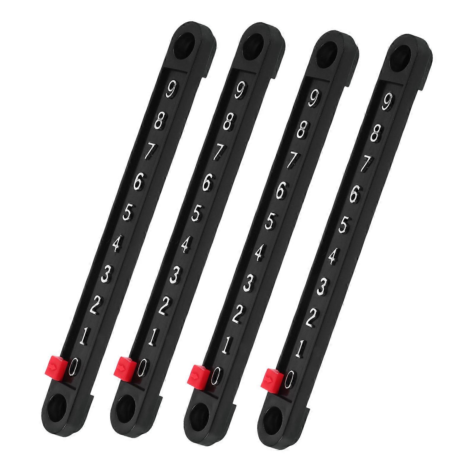 Black Soccer Table Game Score Counters for Interactive Desktop Use 8Pcs