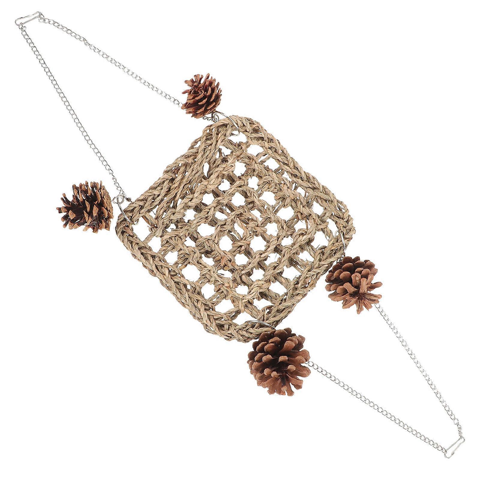 Handmade Bird Swing Toy 1 Hammock for Parrot Sleeping and Playing