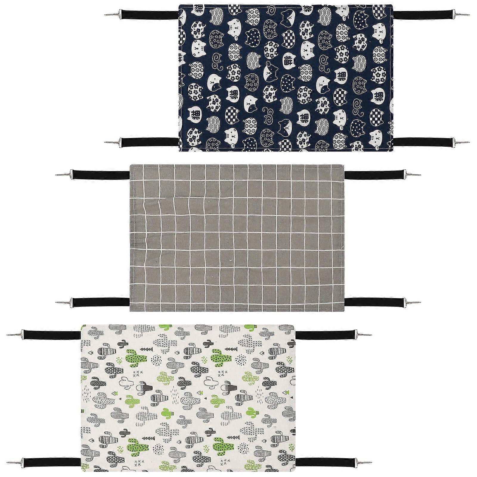 Hamster Bed Comfortable Suspending Hammock for Pets 12Pcs Set Assorted Colors