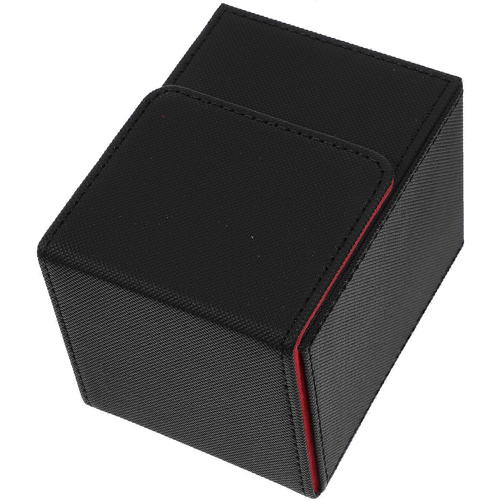 Cards Storage Box PU Card Decks Box for Game Use 5Pcs