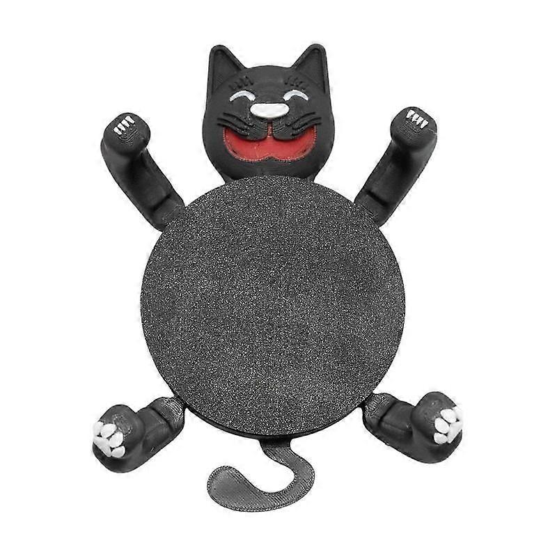 Cats Shape Cup Mats Flexible Plastic Coasters Suitable Dining Coffee Table