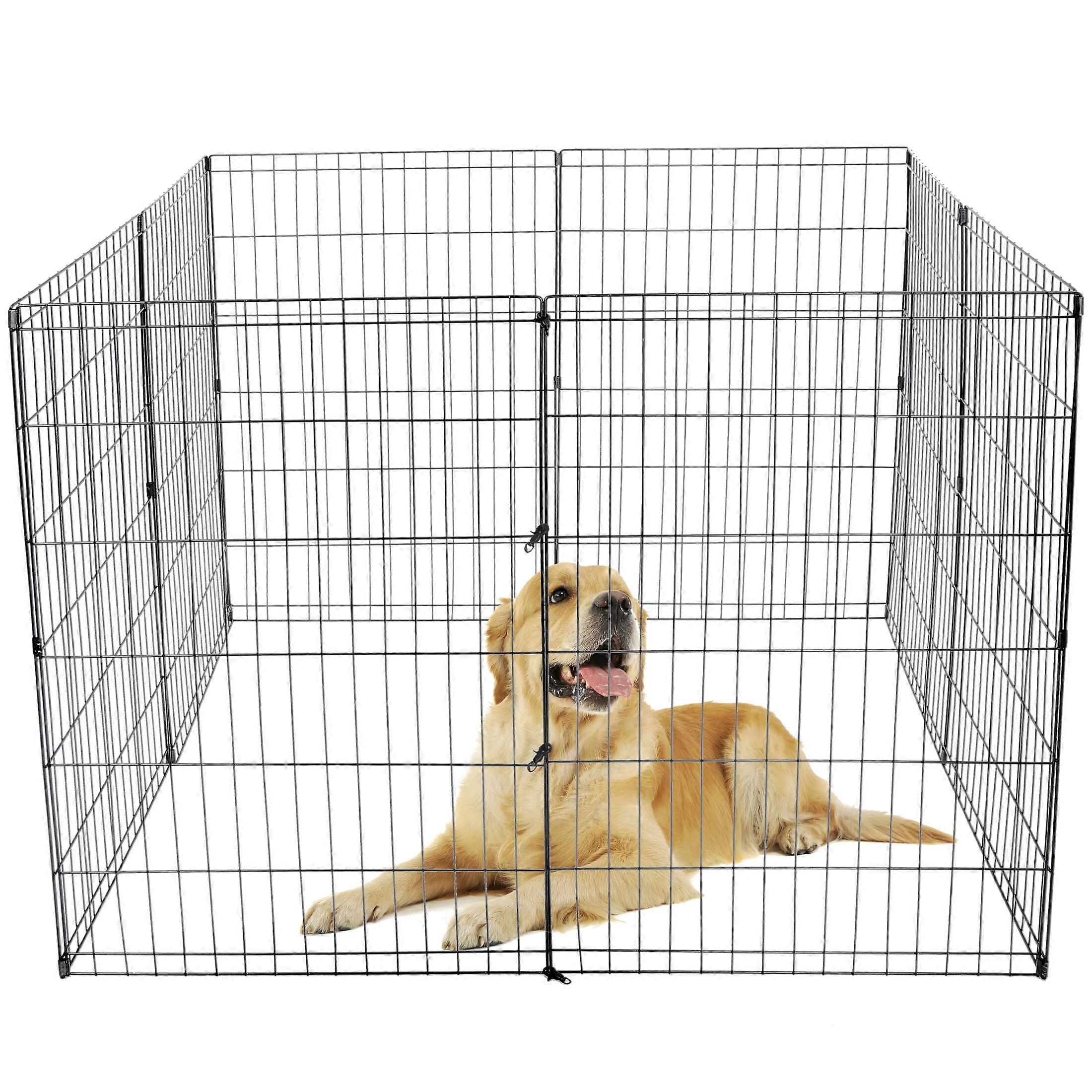 36'' Height Pet Playpen Foldable Metal Dog Exercise Pen