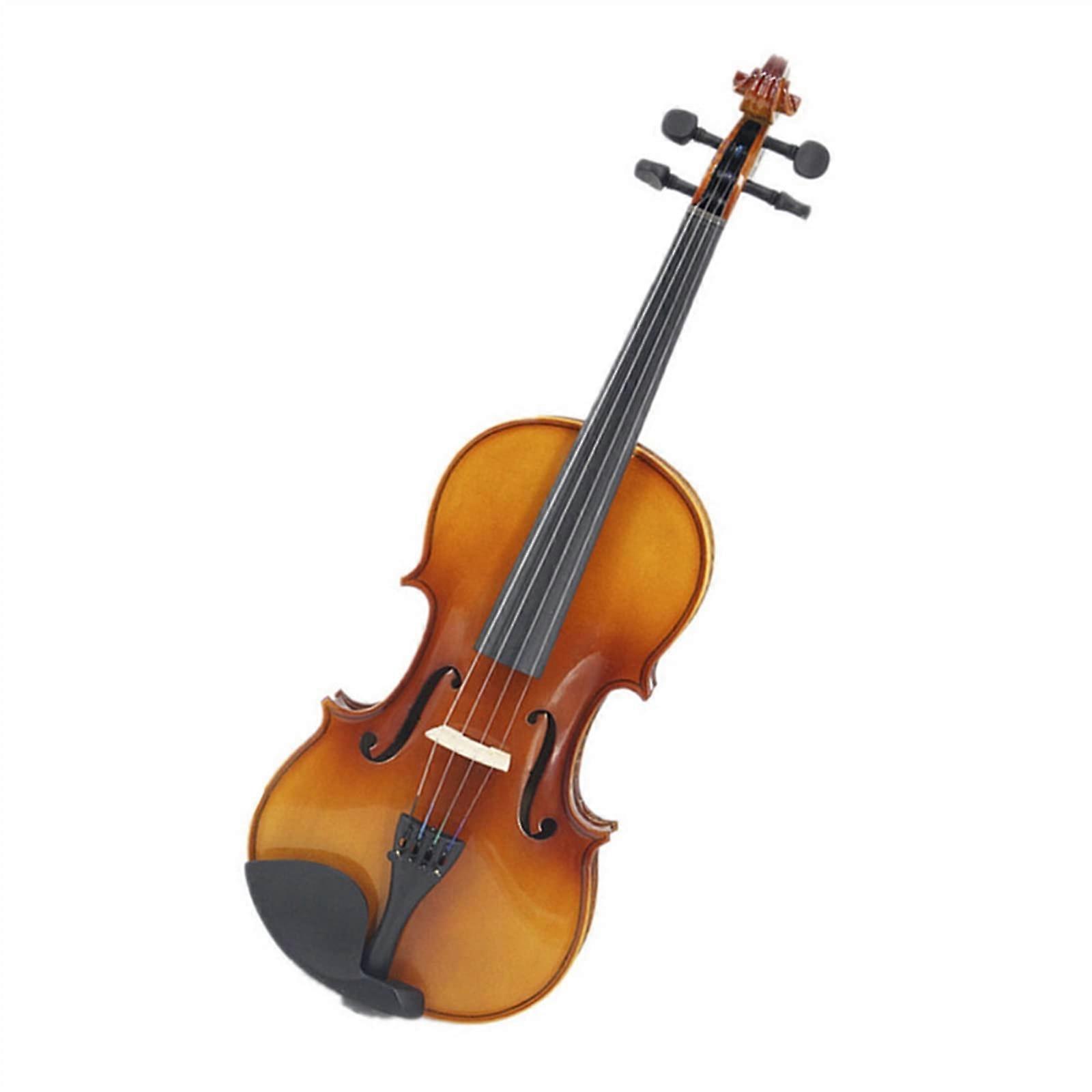 Student Violin 4/4 Spruce  Beginner Violin Set with Bow Case Strings Color 1/4