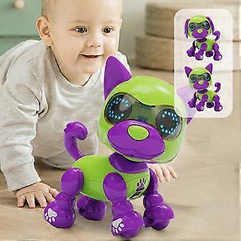Msgweeeg Intelligent Robot Dog Toy for Kids 7+, Touch Sensor & Lights, Recording Feature, Educational Electronic Pet – Compatible with Early