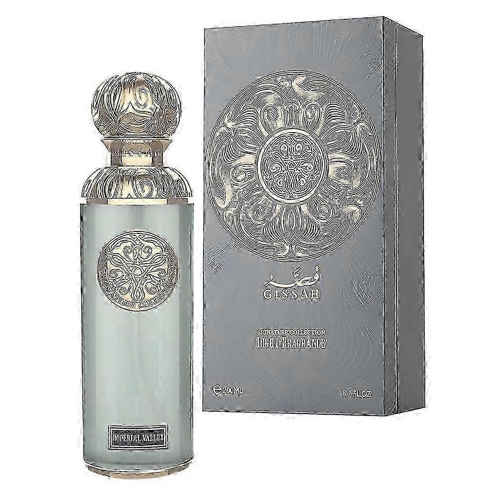 Gissah Arabian Perfume 200ml, Women's Long-Lasting Fragrance, Middle Eastern Essence, Woody Oriental Notes, Luxury Perfume