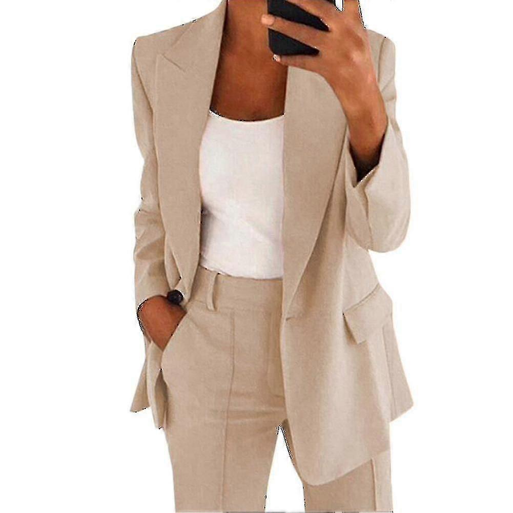 Dame 2pce Light Suit Blazer+bukse -aa Tw