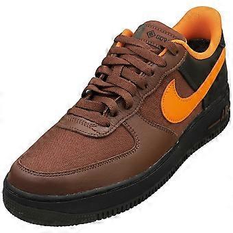 Nike Air Force 1 Gore-tex Mens Fashion Trainers in Brown Orange