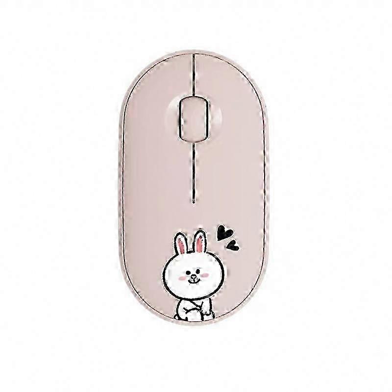 Silent Wireless Mini Mouse - Ultra-thin Bluetooth Rabbit Design