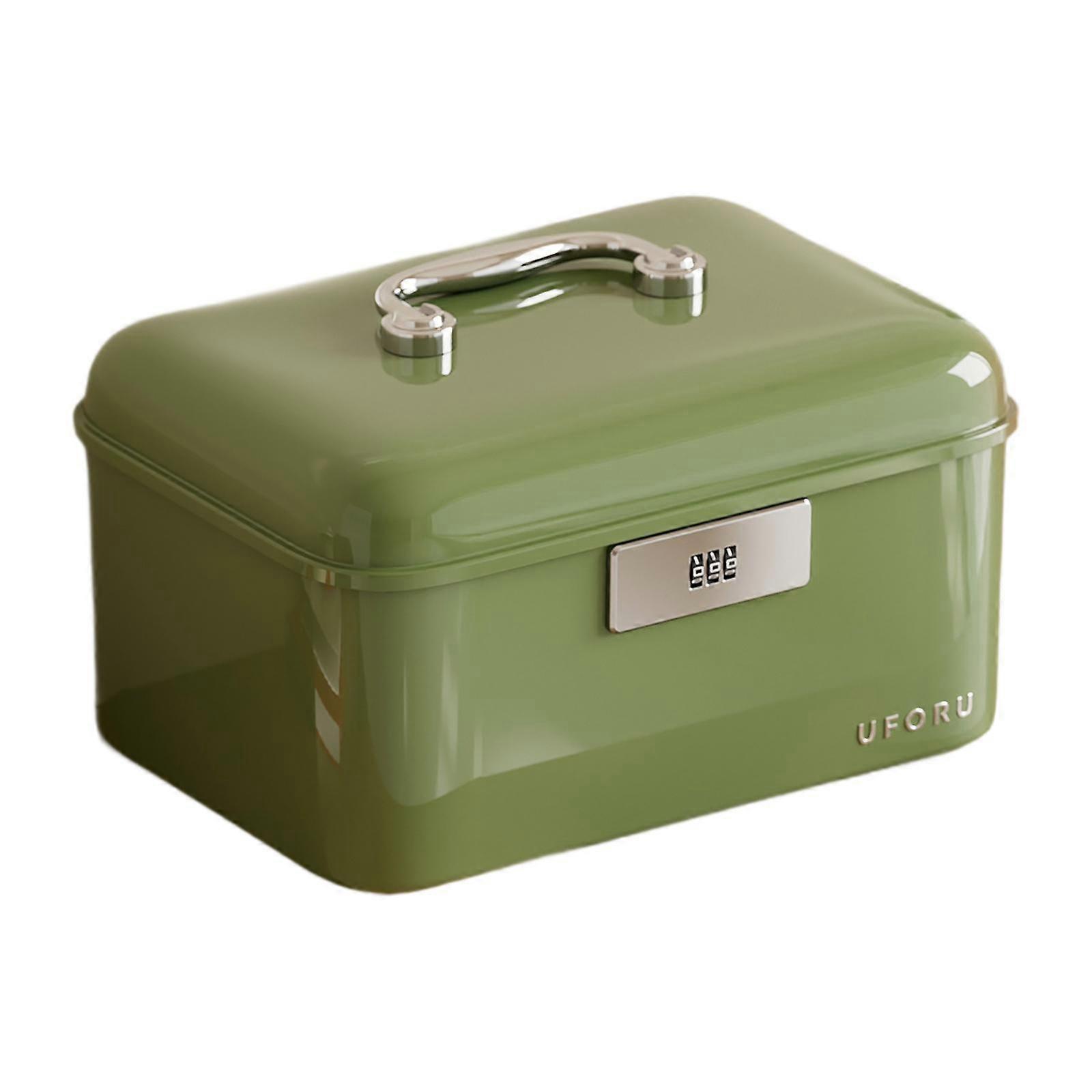 Lockable Storage Box with Code Combination Lock with Handle Lockable Storage