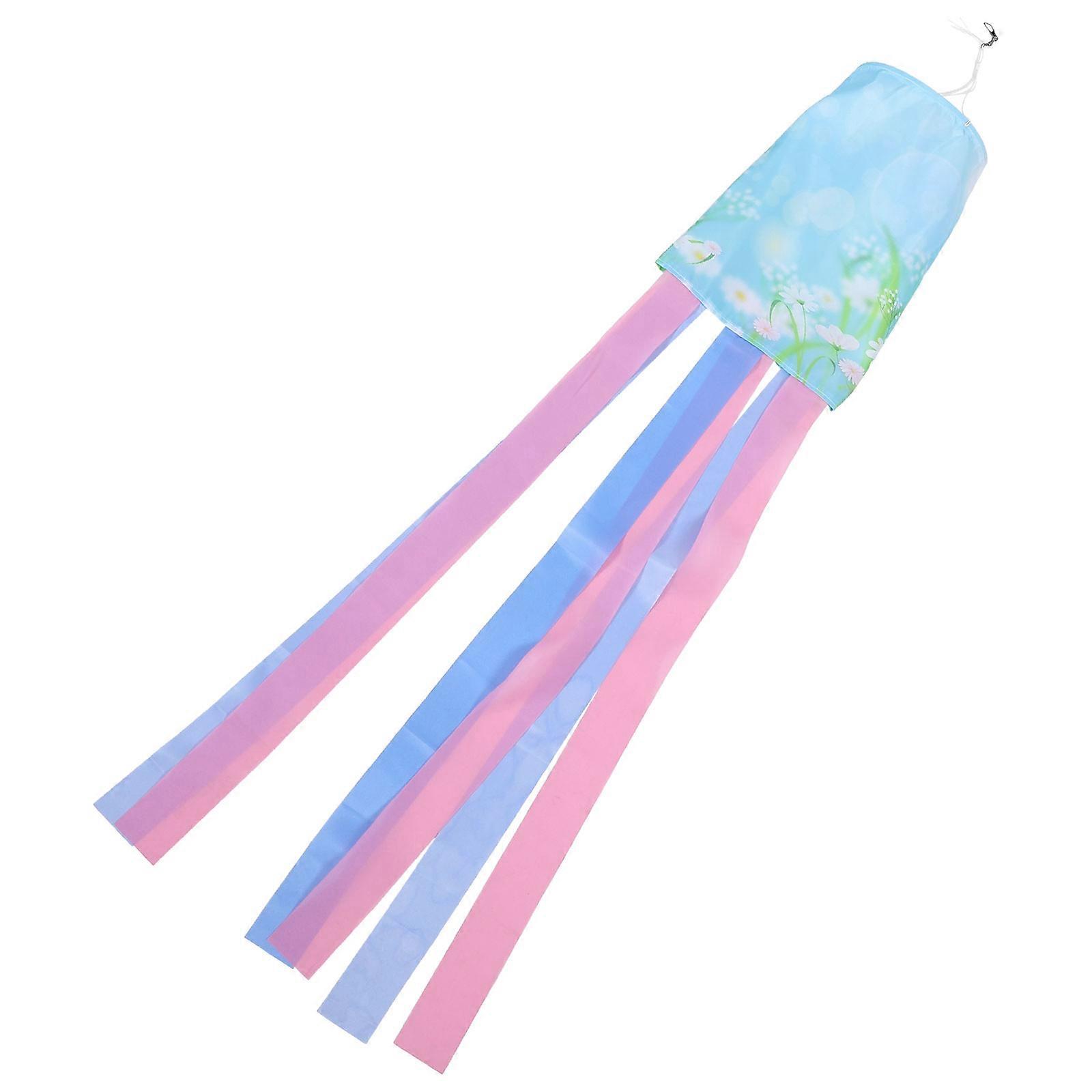Outdoor Spring Windsock Polyester Windsock Decor for Garden
