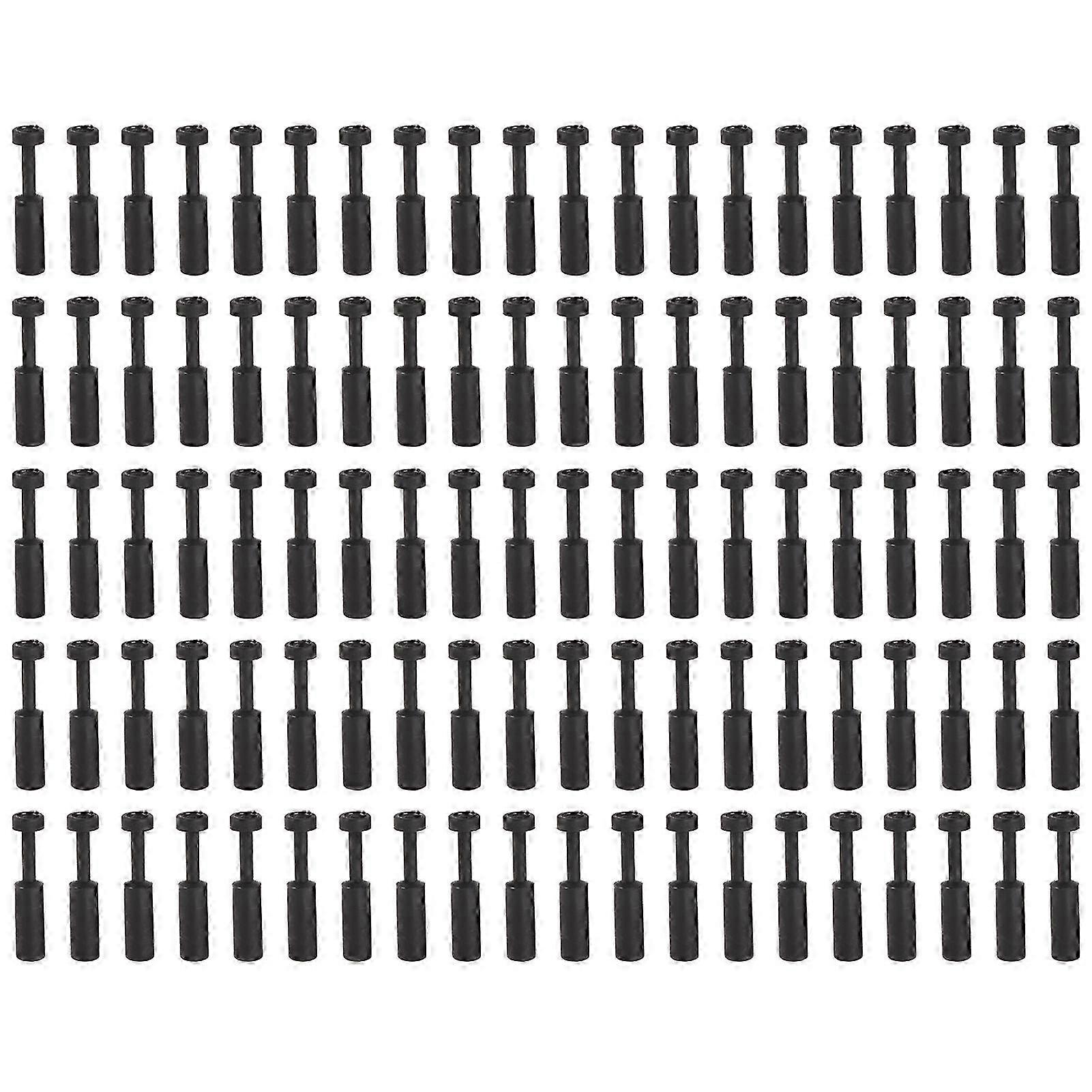 100Pcs End Plug Pneumatic Composite Pipe Connector Quick Connect Plug Pushin Tube Fitting