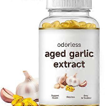 Odorless Aged Garlic Extract Nutrition Gels & Chews 120 Counts Bottle