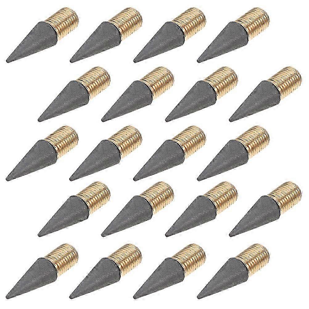 Inkless Pencil Replacement Tips Metal Graphite for Writing 20Pcs